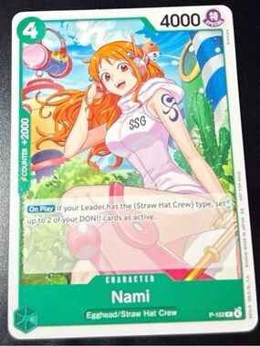 Nami Store Tournament 2025 vol4 one piece promo Set Trading Cards full NM